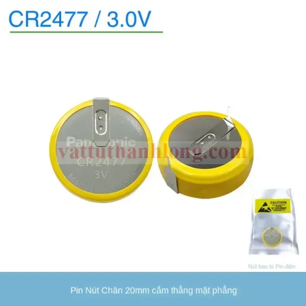Pin panasonic Cr2477 - Ảnh 4