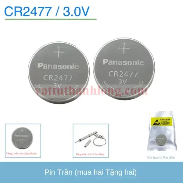 Pin panasonic Cr2477 - Ảnh 5