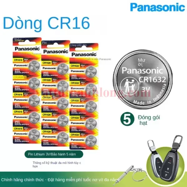 Pin panasonic Cr1616 - Ảnh 3